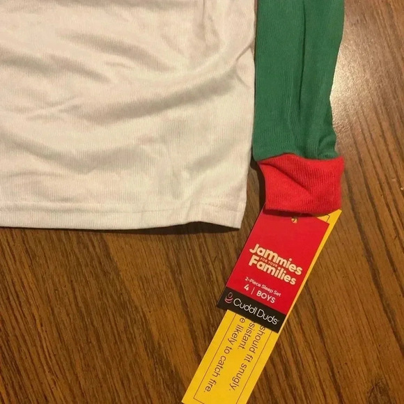 Cuddl Duds Jammies For Your Families kids size 4 Christmas Pajama Set. NWTS! - Picture 13 of 13